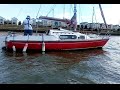 Sailing a Pandora .on the River Medway.