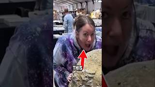 She Was Shocked By Whats Inside This Giant Rock