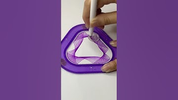 Satisfying ASMR Spiral Patterns | Calming Spirograph Art for Stress-Free! #art #shorts #spirograph