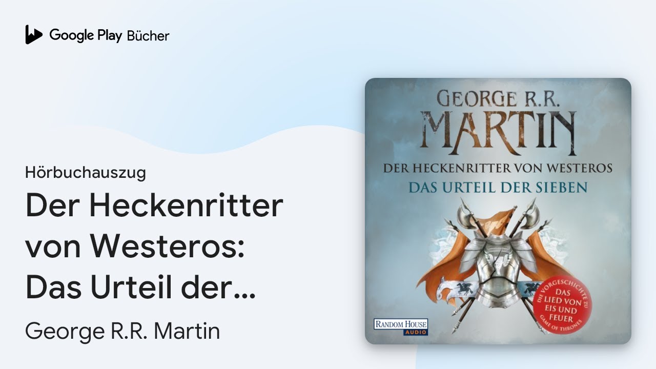 „Der Heckenritter von Westeros: Das Urteil der…“ von George R.R. Martin ...