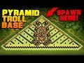 Clash of Clans | MASSIVE "PYRAMID" MAZE TROLL BASE 2017 | CAN YOU BEAT IT??