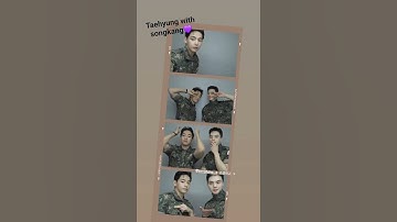 kim taehyung with songkang 💜 #shorts #bts #songkang #thv