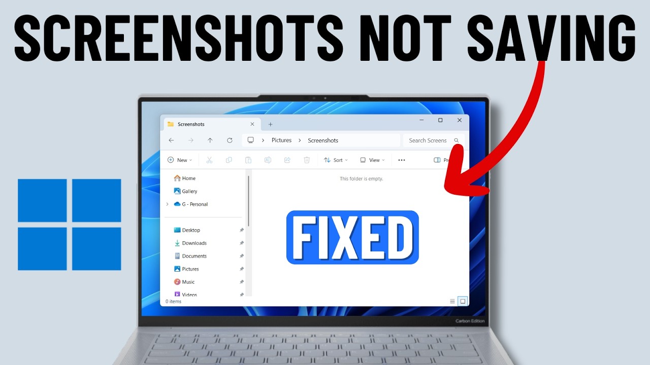 Fix Windows 11 Not Saving Screenshots to Pictures Folder