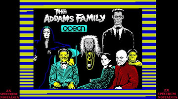 ZX SPECTRUM Loading The Adams Family Ocean Software Ltd 1992