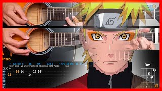 Naruto: Shippuden ED 33 - Kotoba no Iranai Yakusoku | Acoustic Guitar Lesson [Tutorial + TAB]