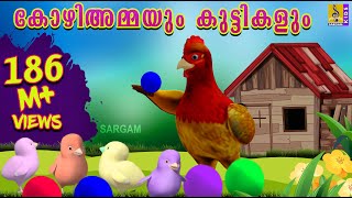 കോഴിയമ്മയും കുട്ടികളും | Kozhiyammayum Kuttikalum | Kids Animation Story Malayalam