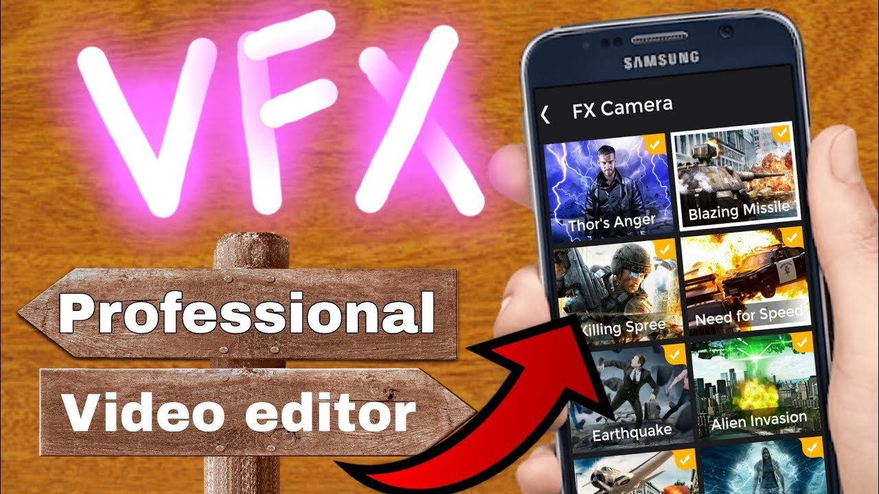 Vfx Video Effect And Editor App 2018 Professional Video Editing App Vfx Effect