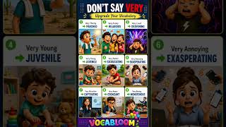 Don’t Say Very | Upgrade Your Vocabulary | Advanced English Words | Vocabloom