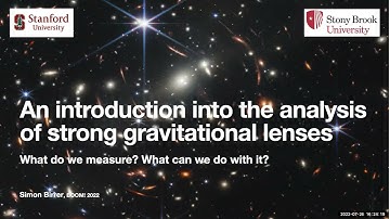 Simon Birrer - An introduction into the analysis of strong gravitational lenses