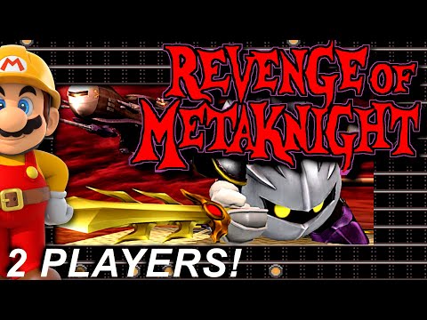 Revenge of Meta Knight in Super Mario Maker 2 (Two Players)