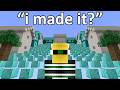 Minecraft but I discover PARKOUR CITY