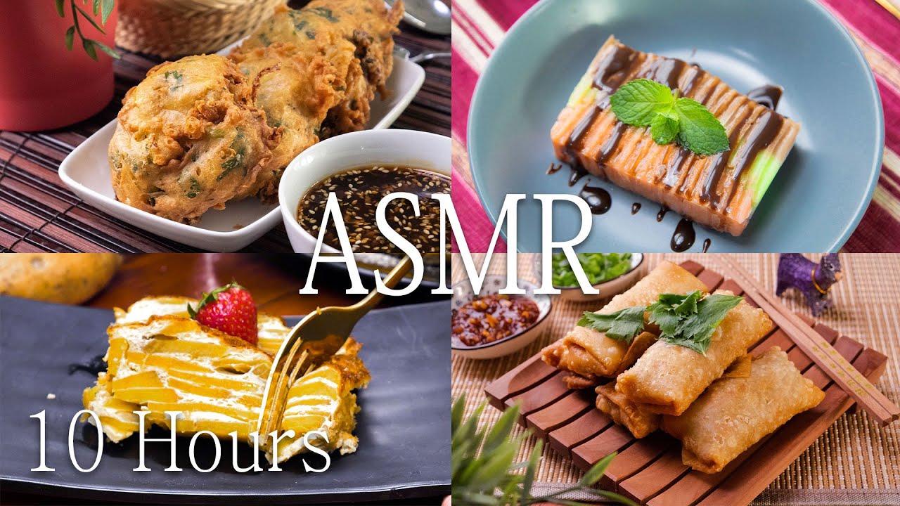 10 Hours of ASMR Cooking: The Ultimate Snack Ideas (Savory to Sweet) | No Talking