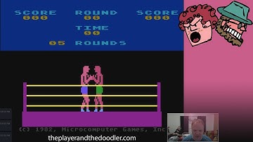 Knockout! for the Atari 800: The Player and the Doodler