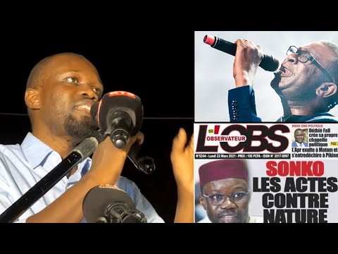 Sonko brule “L'Observateur”
