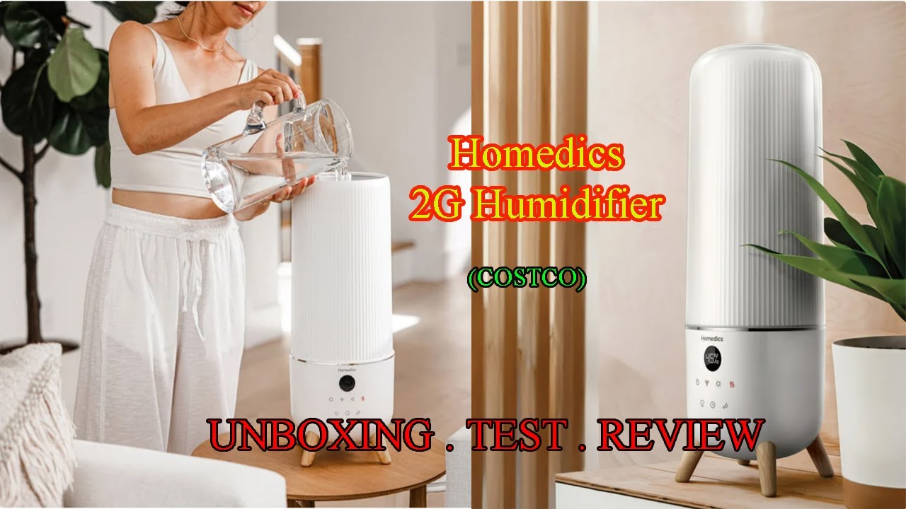 Homedics Warm and Cool Mist UV-C Ultrasonic 2G Humidifier | COSTCO | 