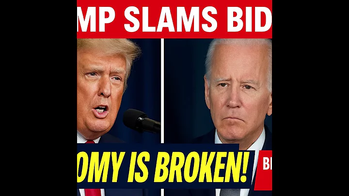 TRUMP SLAMS BIDEN  THE ECONOMY IS BROKEN #worldchronicleshq #donaldtrump #breakingnews #uspolitics