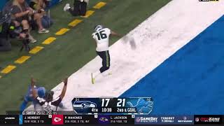 Geno Smith 3 Yard Touchdown Pass to Tyler Lockett | Seahawks vs Lions