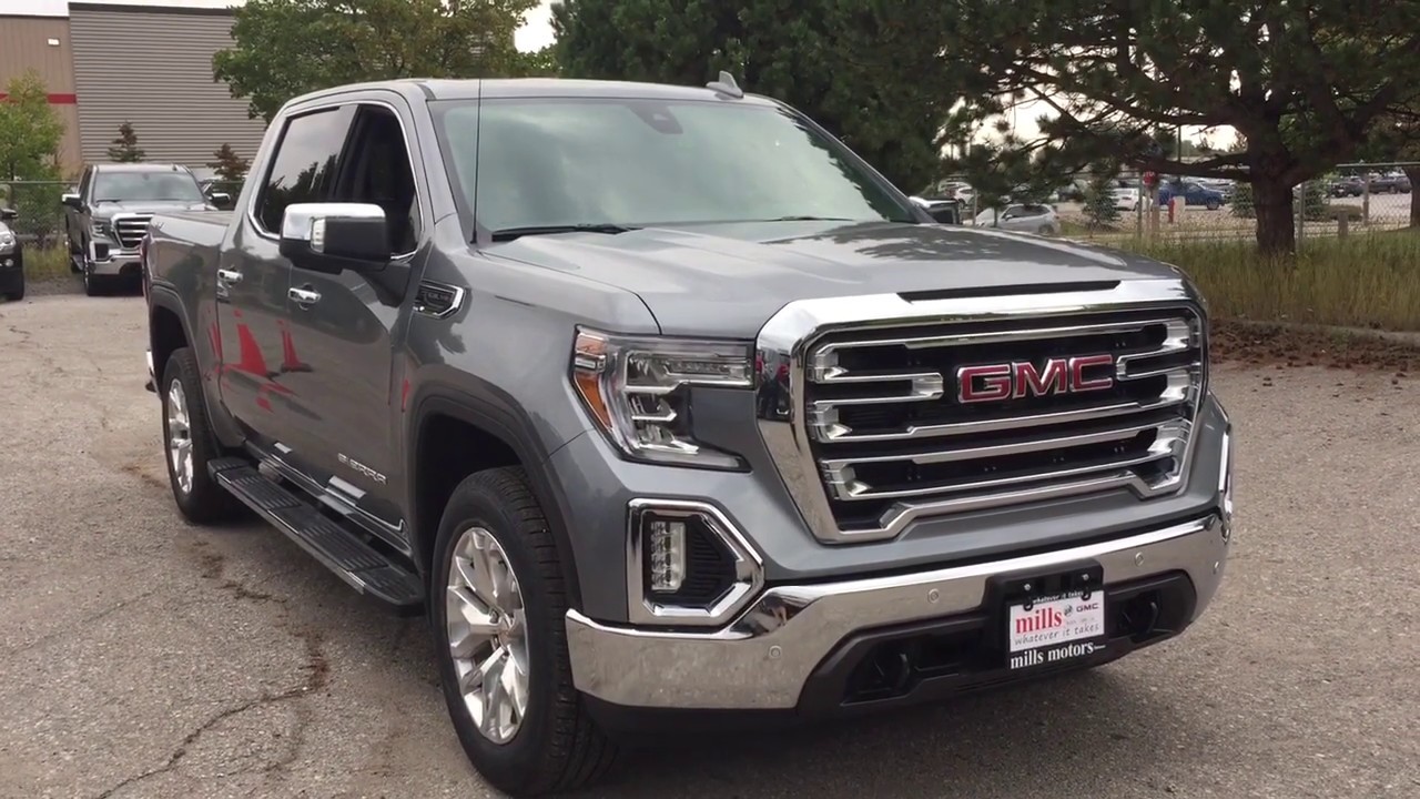 2020 Gmc Sierra 1500 Crew Cab Slt Multi Pro Tailgate Sunroof Heated Steering Oshawa On Stock 200092