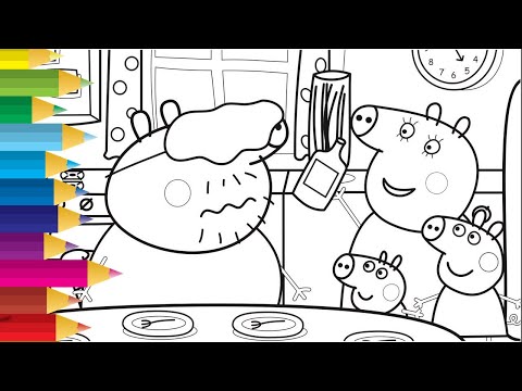 Peppapig coloring pages Peppa pig da colorare gratis