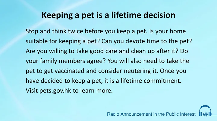 Keeping a pet is a lifetime decision - DayDayNews