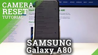 Reset Camera in SAMSUNG Galaxy A80 - Fix Camera Configuration screenshot 1