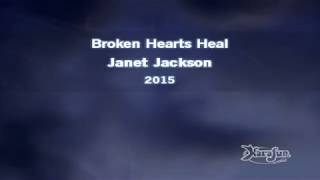 Janet Jackson - Broken Hearts Heal (instrumental karaoke playback, chords + lyrics)