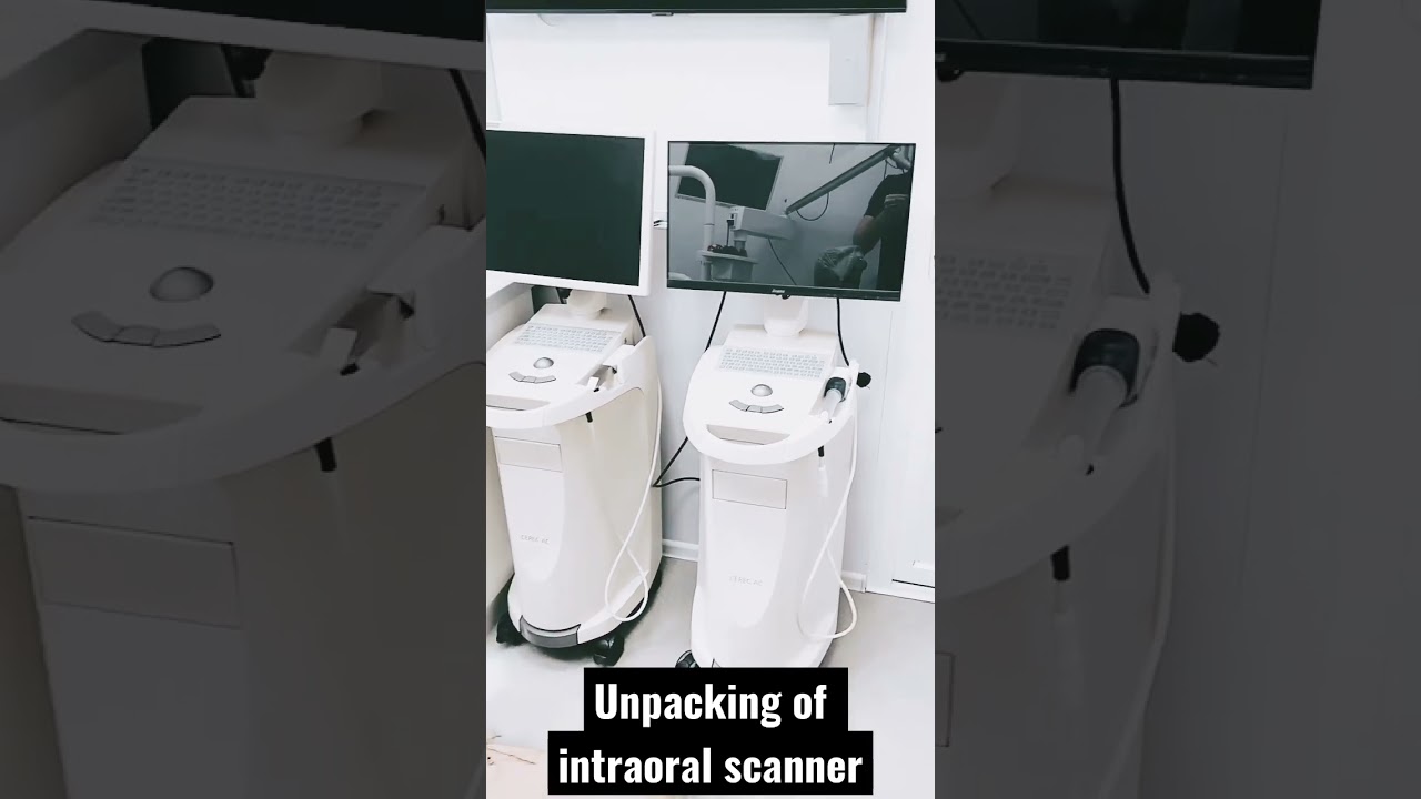 Unpacking of intraoral scanner , Cerec scanning , Sirona densply 