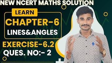 New NCERT MATHS solution class:9th Chapter6 lines&angels exercise:6.2 question no:2 #linesandangles
