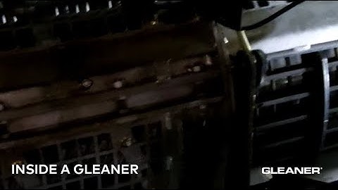 Inside the Engine of a Gleaner Combine