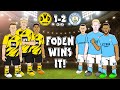 🟡Dortmund vs Man City🔵 The cartoon! (1-2 Champions League Goals Highlights 2021 Foden)