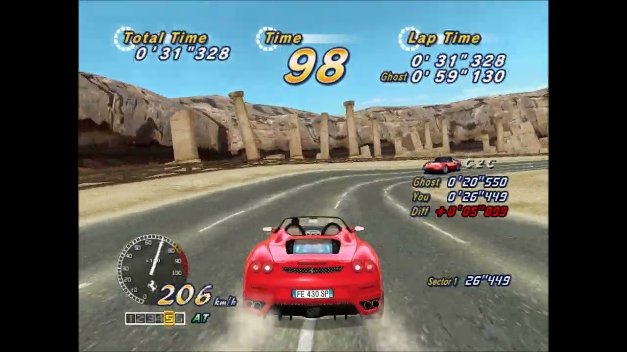 OutRun 2006 (PC) - No time limit (FXT mod) - YouTube