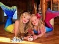 The legend of the magic mermaid princess ella and playdoh girl make a wish and become real mermaids