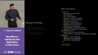 Phillip Johnson: WordPress, GatsbyJS and Splendour in the Grass screenshot 1