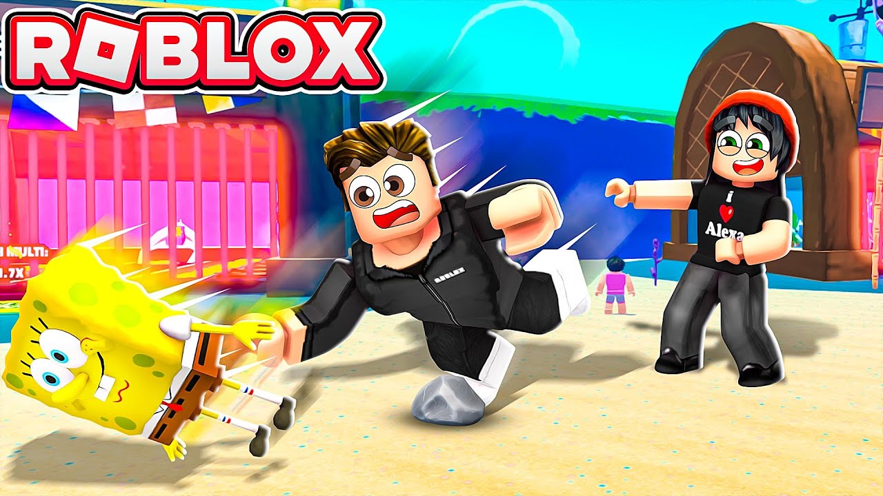 ROBLOX STEAL A SPONGEBOB WITH ALEXA!