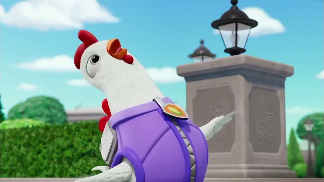 Paw patrol clip chickaletta is the new member pups plus a plucky