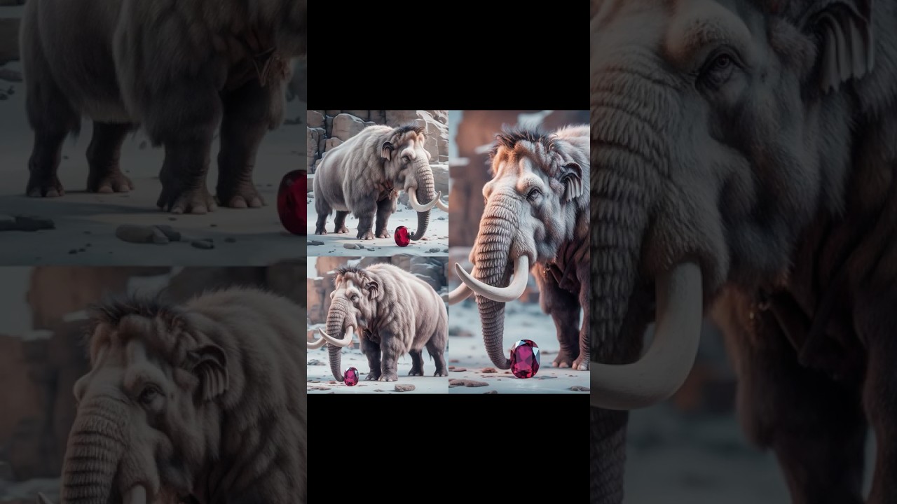 Incredible Genetic Mashup: Wooly Mammoth + Red Ruby 