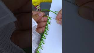 unique border lace design #border #lace #cute #embroidery #shorts