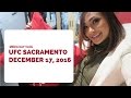 Media Day Vlog with the Karate Hottie for UFC Sacramento Dec. 17, 2016