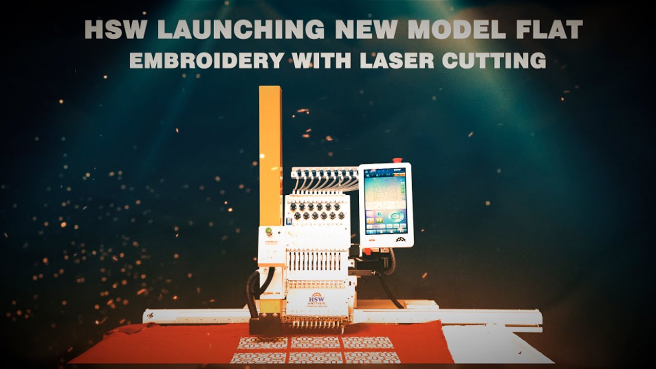 HSW Launching New Laser Embroidery Machine YouTube