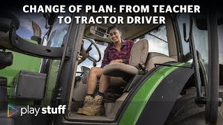 Covid changed her travel plans, so this former teacher became a tractor driver | Stuff.co.nz