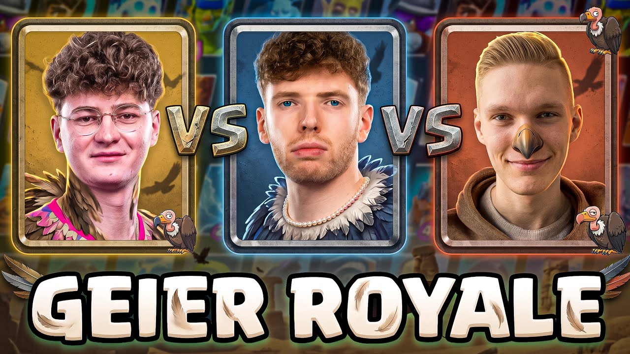 😱🤯GEIER ROYALE ist ZURÜCK! | BigSpin vs. Sam vs. Zodiac | Clash Royale Deutsch