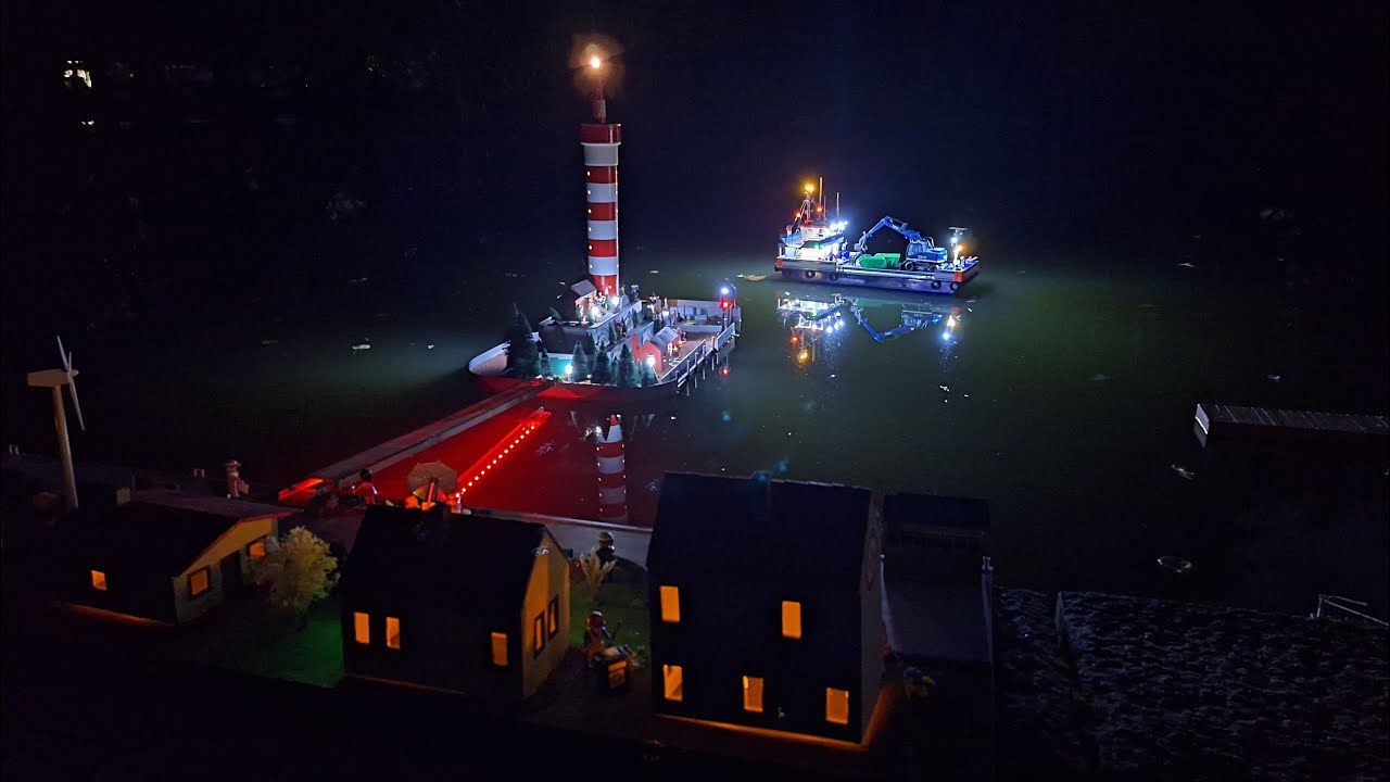 Modellboot fahren der IG Modell 99 mit Freunden und Nachtfahrt 2025 / Model boat ride with friends