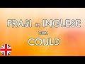 VERBO COULD in INGLESE - FRASI PER CONVERSAZIONE