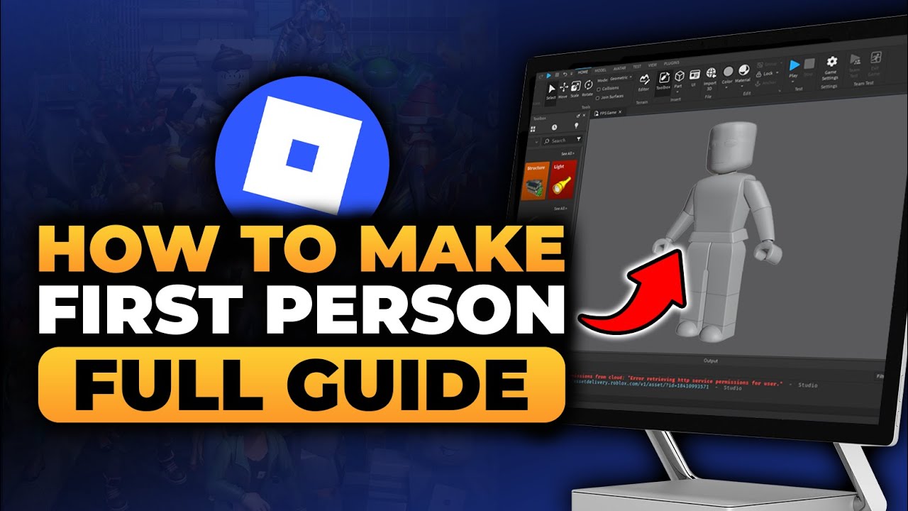 How To Make First Person in Roblox Studio (𝟮𝟬𝟮𝟲) | 100% WORKS | NO