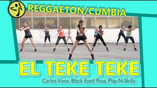 El Teke Teke - Carlos Vives, BEP, Play-N-Skillz | Reggaeton/Cumbia | Zumba© Choreo by Silvie Fitness