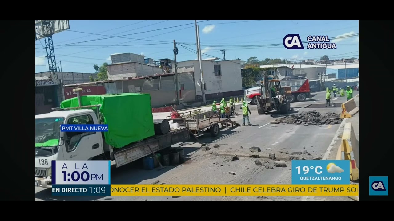 Canal Antigua reporte del tránsito pm 01/08/2025