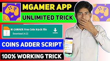 mGamer App Coins Adder Script ! mGamer App Unlimited Trick ! mGamer Main Coins Kaise Kamaye