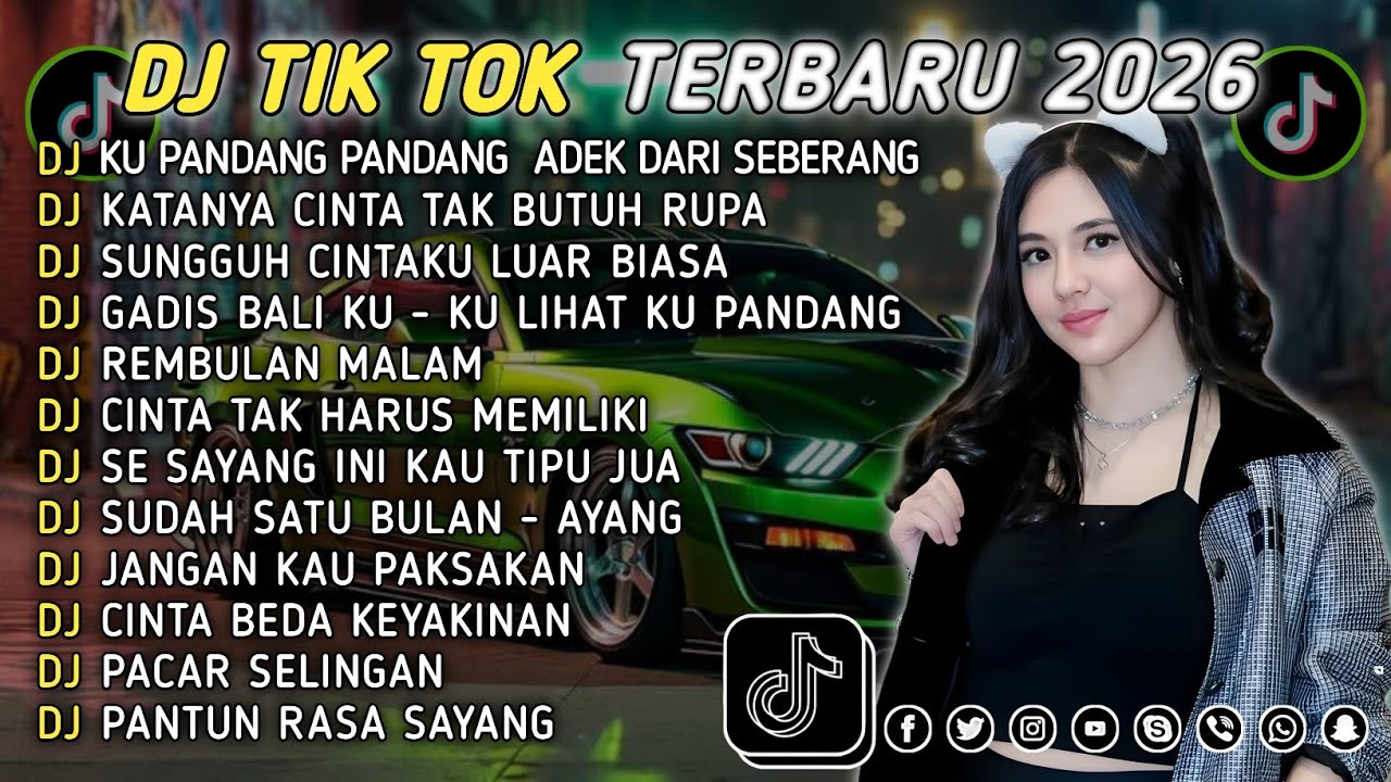 DJ TIKTOK TERBARU 2026 || DJ CINTA DARI SEBERANG 🎵 DJ KATANYA CINTA TAK BUTUH RUPA 🎵 FULL ALBUM❗❗