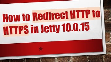 How to Redirect HTTP to HTTPS in Jetty 10.0.15