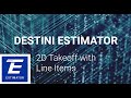 2D Takeoff with Line Items